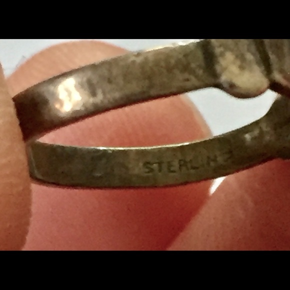 Turquoise sterling silver ring vintage - Picture 3 of 4